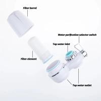 Filtro purificador de agua, para grifo, con 7 capas, sistema de filtración ,elimina las impuridades , purificador del agua de salida dual ,montaje grifo - details 2