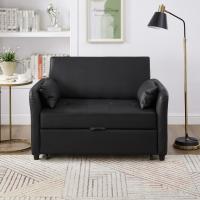 Sofá Cama multifuncional [Con función para dormir], sofá Cama extraible Doble, respaldo ajustable de 3 secciones, material de PU a prueba de salpicadurás, fácilmente convertible en cama - details 0