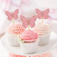 Topper De Pasteles De Mariposa Con Lentejuelas Para Cumpleaños De Princesa Decoración De Fiesta De Boda Para Niñas - details 21