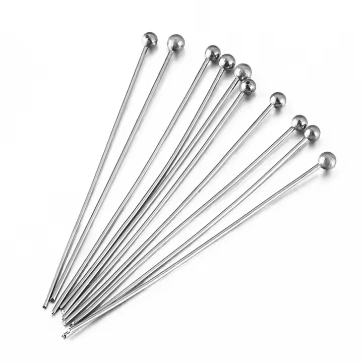 50pcs Pinzas De Acero Inoxidable Para Fabricación De Joyas Suministros De Metal De 0.5mm Para Manualidades Y Artesanía - 1