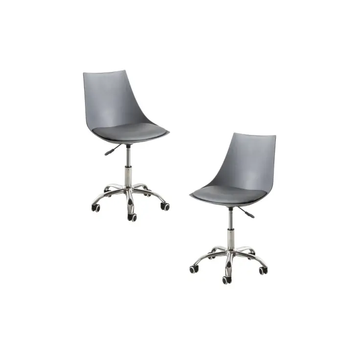 Pack 2 Sillas Blok Office - Gris oscuro - 1