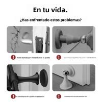 1-5pcs Almohadilla De Puerta De Silicona Protección Infantil Anticaída Y Protección De Pared Accesorios De Seguridad Para La Casa - details 12