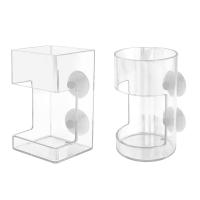 Alimentador De Peces Transparente Para Acuario Tazón Flotante Alimento Alcancía Tratamiento De Alimentos Para Camarones Pez Betta - details 1