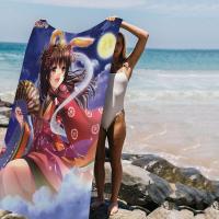 to Love Ru Toalla De Playa De Verano Para Niños Dibujos Animados Absorbente Microfibra Grande Para Baño Piscina Viajes - details 4