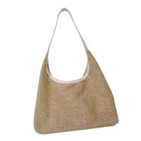 Bolso de Paja Trenza de Paja Gran Capacidad con Costura Artesanal - details 1