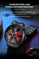 Reloj De Pulsera Deportivo VA VA VOOM Con Dial Rotatorio Y Correa De Acero Inoxidable Resistente Al Agua 3Bar Movimiento De Cuarzo Reloj Para Hombre - details 8