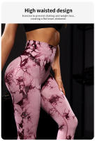 Treguas De Yoga Para Mujer Con Cintura Alta Y Sin Costuras Leggings De Gimnasio Para Ejercicio Y Fitness Talla Verdadera - details 5