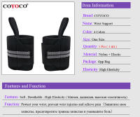 COYOCO 1 Pares De Anteojos De Muñeca Soporte Para Gimnasio Y Entrenamiento De Crossfit Almohadillas De Muñeca Para Levantamiento De Pesas Y Powerlifting - details 0