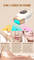 Vancostar 3en1 Láser Eliminación De Vello Para Mujeres Y Hombres 999900 Pulso Rejuvenecimiento Tratamiento De Acné Belleza Salud Epilador IPL Permanente - details 1