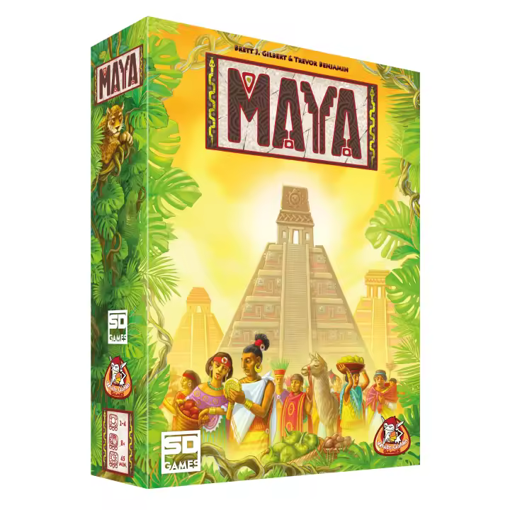 SD GAMES - Juego de estrategia MAYA - Tablero de papel 23X32X7cm - SKU 1091 - 1