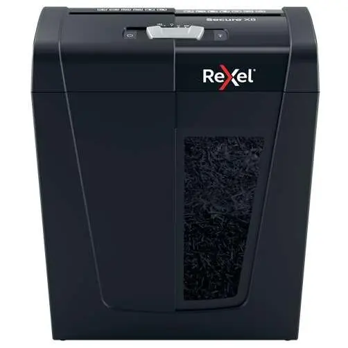 Rexel secure x8 destructora de papel manual corte en particulas - destruye hasta 8 hojas - 14l - 1