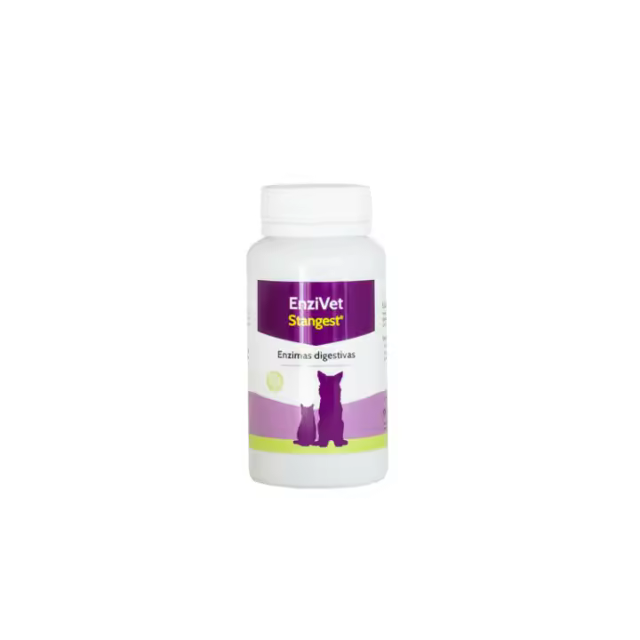 ENZIVET COMPRIMIDOS, COMPLEMENTO NUTRICIONAL PARA MASCOTAS, LABORATORIOS STANGEST, CON ENZIMAS DIGESTIVAS, ORIGEN NATURAL - 1