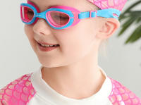 Nuevas Gafas de Natacion de silicona ajustables, antivaho, Gran angular y coloridas para niños, suministros de Natacion - details 5