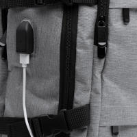 Mochila de Viaje 30L con USB, Antirrobo y Compartimento para Portátil de 17,3" – Comodidad y Funcionalidad en Poliéster Reciclado Cabina de vuelo ryanair viaje - details 2