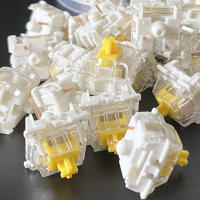 JYBMAK Switches Lineales Gateron pro Amarillo Para Teclado Mecánico 50gf Presión De Operación 3PIN Accesorios De Teclado - details 1