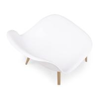 STARLEY-Juego de sillas de comedor,sillas de polipropileno de estilo Nórdico,Sillas para cocina, comedor, sala de estar, dormitorio, Sillas auxiliares de oficina,47x52x82cm,Blanco - details 2