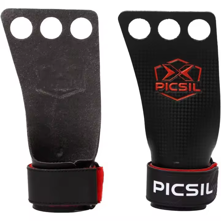 PICSIL RX Calleras 3H para Cross Training, Carbon Grips, para Gimnasio, Box, Halterofilia, Gimnasia, Previenen Ampollas y Desgarros, Mayor Resistencia y Protección, Unisex - 1