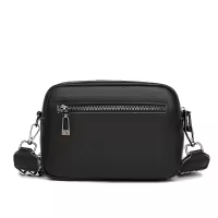 Bolso cruzado de piel auténtica para mujer, bandolera de diseñador de lujo, Color sólido, 100%, 2023 - details 21