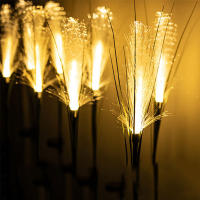 Lámpara Solar De Jardín Paisaje Luz De Campo Imperio Flor De Optica Impermeable Luz De Camino Exterior Simulación De Bulrush - details 1
