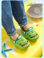 Zapatillas De Jardín Para Niños Protección De Dedos Antideslizantes Impermeables Megalodon Tiburón Casual Playa Verano Unisex - details 9