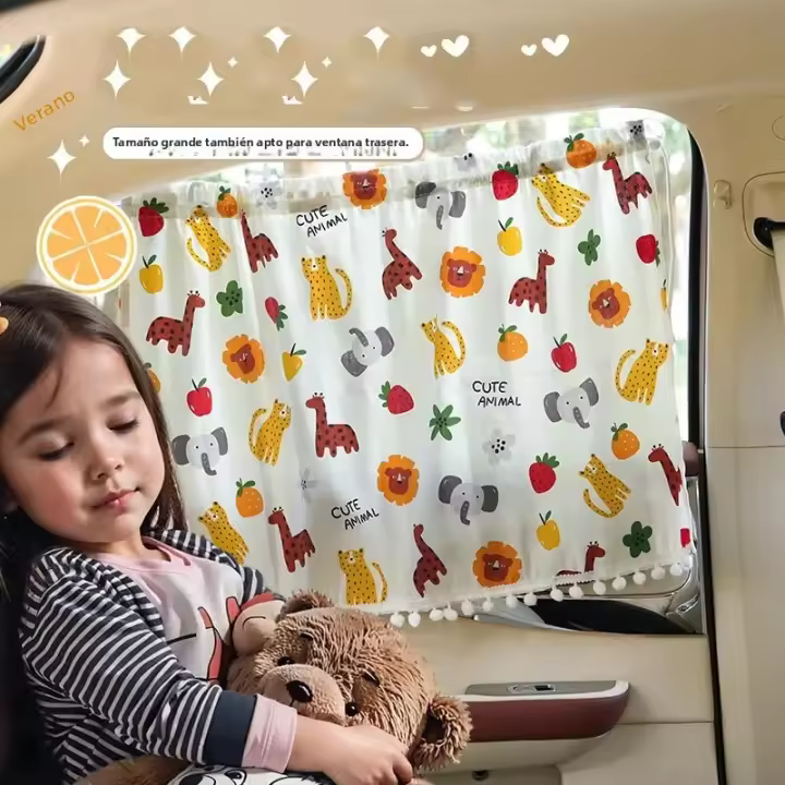 Almohada De Cinturón De Seguridad Para Coche En Forma De Giraffa Juguete De Animal Suave Soporte Cervical Para Niños Almohada De Cojín De Protección De Hombros Accesorios De Coche Para Bebés Y Niños - 1
