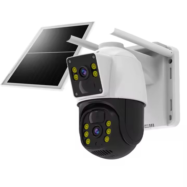 DIYTECH Cámara de vigilancia 4G DIY-G66DR de visión dual solar de bajo consumo  4G - 1