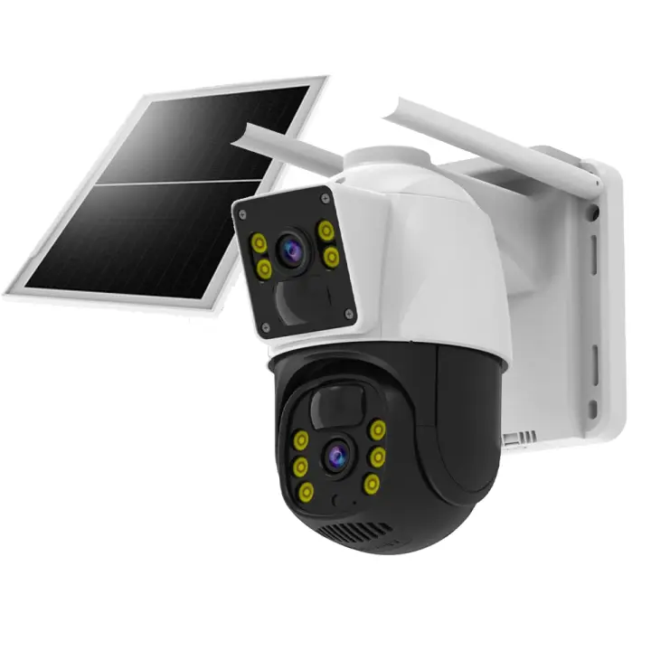 DIYTECH Cámara de vigilancia 4G DIY-G66DR de visión dual solar de bajo consumo  4G - 1
