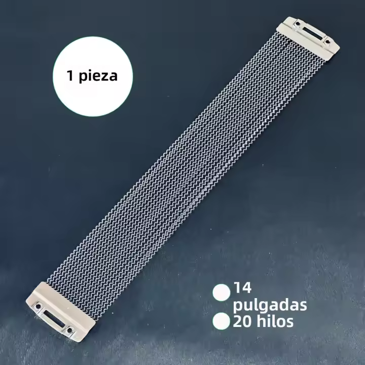 Cable De Acero Para Cajón De Batería 14'' Con 20 Hileras Silvery Para Reparación Y DIY Accesorios De Batería - 1