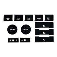 Kit De Reparación De Botones Mate Negro Para Coche 8 Piezas Adhesivos Para Touareg 2005-2010 Accesorios De Interiores Automotrices - details 7