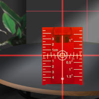 Tablero De Destino De Nivel Laser Rojo / Verde Línea Transmisión De Distancia Placa Magnética Pulgadas / Centímetros Tablero De Nivelamiento Herramienta Colgada En Pared Y Piezas De Piso - details 4