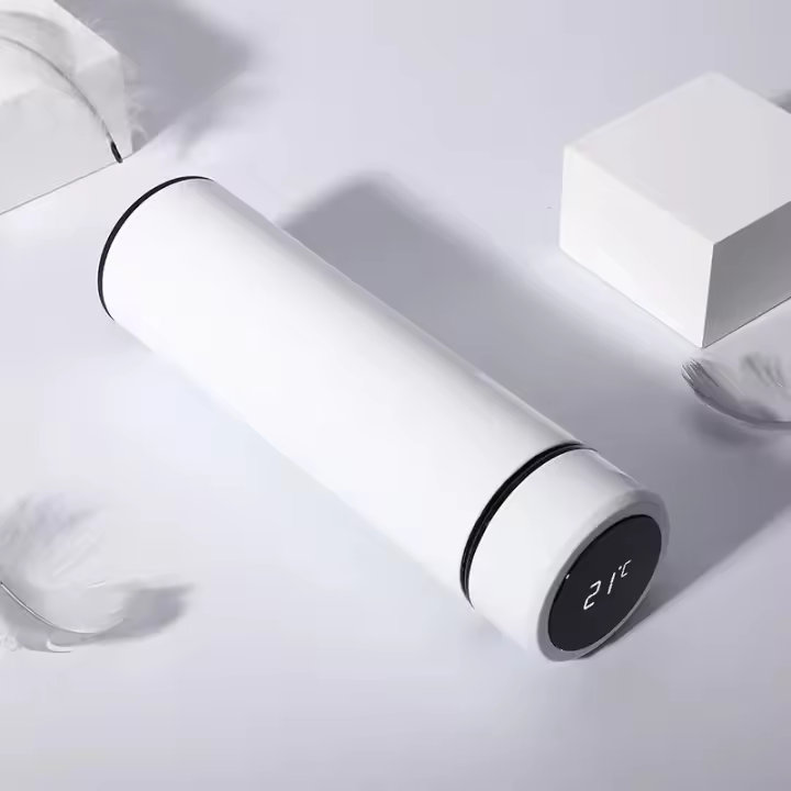 Termo Creativo Inteligente Con LED Y Mostrador De Temperatura 500ml Acero Inoxidable Botella De Agua Termo Con Mostrador De Temperatura - 1