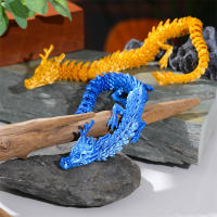 Adornos De Dragón Conjunto 3D Imprimido Móvil Dibujos Animados Creativos Decoración Para Jardín Y Acuarios 30cm - details 2