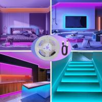 Tira De LED RGB 5V 3535 Sin Batería Pero Con Socket USB Para Iluminación De TV Decoración Interior No Impermeable Para Sala De Estar - details 0
