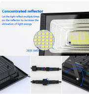 Luz Solar LED para exteriores, reflector de jardín luminoso, impermeable, luz Solar de pared para escaleras, atenuación de luz, tiempo, Control remoto - details 7