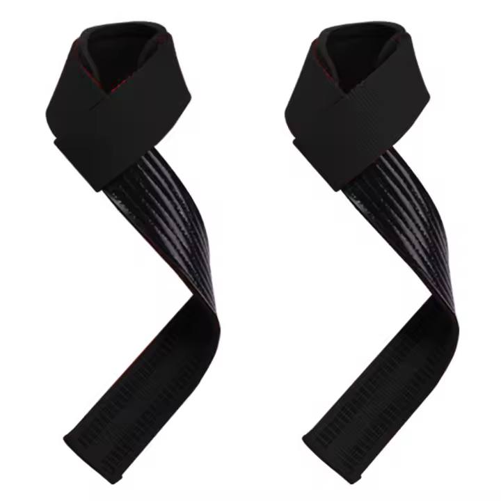 Correas de levantamiento, soporte de agarre de mano, correas de muñeca para levantamiento de pesas, levantamiento de potencia, entrenamiento de fuerza - 1