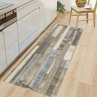 VIKAMA 2PC Alfombra De Cocina Moderna Y Sencilla Absorbente Y Antideslizante Para Pasillo Y Balcón Alfombra De Puerta De Baño Para El Hogar - details 0