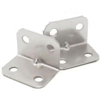 20PCS Bisagra De Esquina Desmontable 90 Grados Para Madera Accesorios De Mobiliario Cama Armario Fijación Angulo Derecho - details 4
