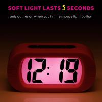 Reloj Despertador Digital LCD, with Gran Pantalla, fácil de configurar, with Snooze y Luz de Noche, Alarma with Sonido Ascendente y portátil, El Gift Ideal para niños - details 2