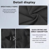 Cubierta De Cabeza De Seda Para Ciclismo De Verano Con Absorción De Sudor Y Secado Rápido Agujeros Para Gafas Cubierta Completa a Prueba De Viento Para Exteriores - details 3