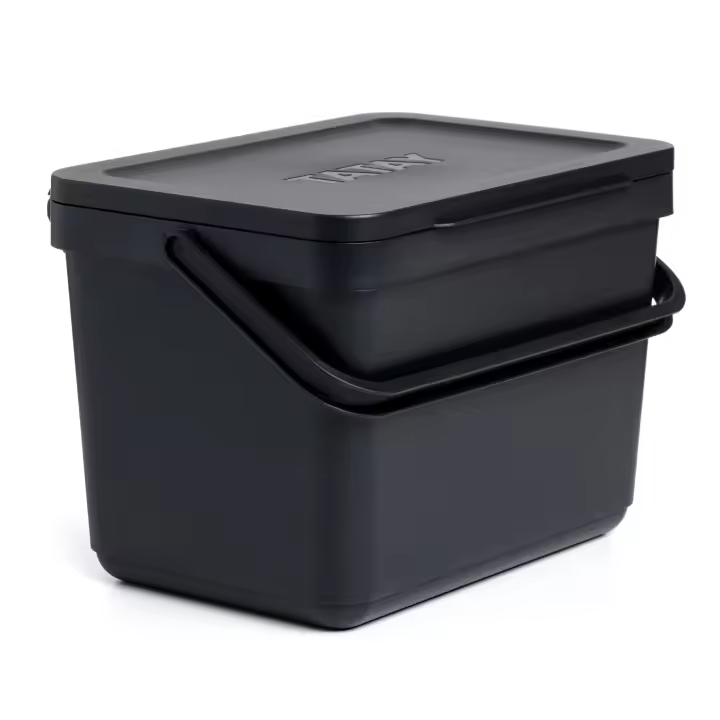 TATAY 1105515 CUBO ORGÁNICO 6L SMART SIN SOPORTE NEGRO - 1