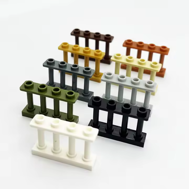 Juego De Bloques De Construcción Para Jardín Y Granja 20 Piezas Con Valla De Rancho Compatible Con 15332 Set De Escena Animal DIY De 1x4 Dots Para Niños De 6 a 12 Años - 1