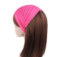 Nueva Bandeja De Cabello De Algodón Para Mujer En Verano Ancha Elástica Suave Deporte Yoga Correr Sudoración Tenis Gimnasio - details 6
