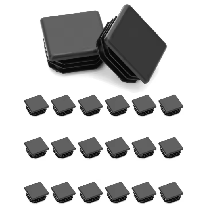 Tapa de plástico para tubo de tubo, tapas de extremo 20 unidades 30x30mm - 1