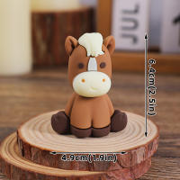 Decoraciones De Cumpleaños Para Pastel Con Topper De Animales Del Hogar De Piedra Madera Yaks Ponis Ovejas Cerditos Pollos Para Niños Y Niñas - details 15