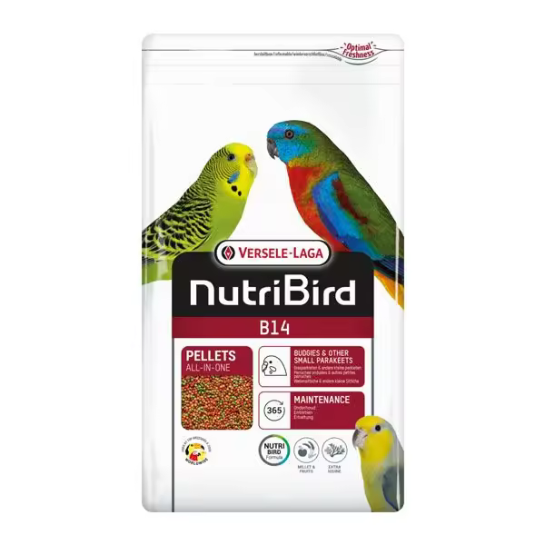 Nutribird B14 Versele-Laga 800gr, 3kg, Pienso para Pájaros, Comida para Loros - 1