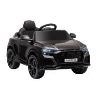 HOMCOM Coche Eléctrico Infantil +3 Años Licencia Audi RS Q8 con Batería 6V 2 Motores Mando a Distancia Música MP3 Bocina y Luces Velocidad Máx. 3km/h 101x62x51 cm Rosa/Negro - details 0