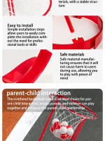 Juego De Fútbol Americano Para Fiesta Cumpleaños Y Carnaval Ajustable Con Red De Bola Juego Familiar Interior - details 4