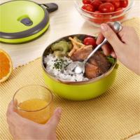 Fiambrera portátil de una o dos Capas, contenedor de Alimentación aislado al vacío de Maple inoxidable, a prueba de fugas - details 6