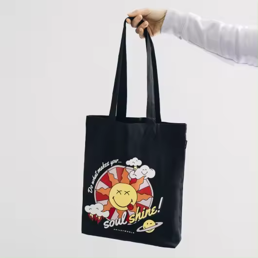 BOLSO DE TELA SMILEY QUIRKY COMICS - 1