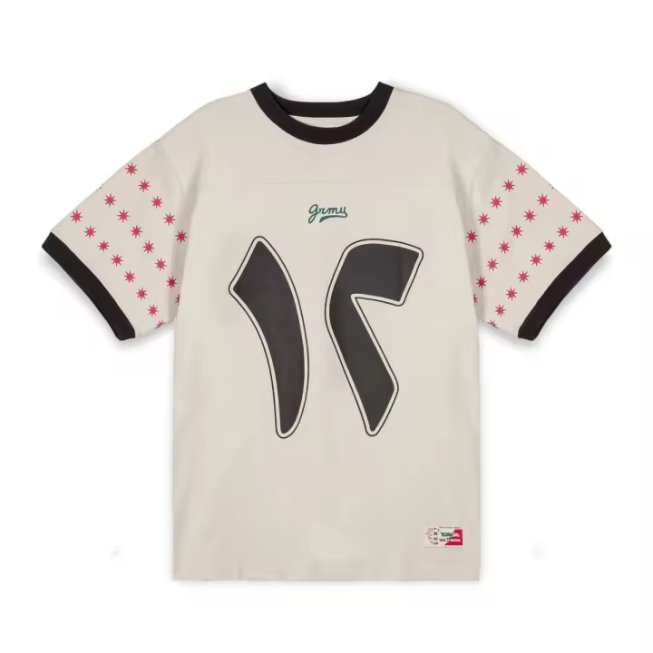 Camiseta Oversized Grimey Nablus Heavyweight Beige - 1